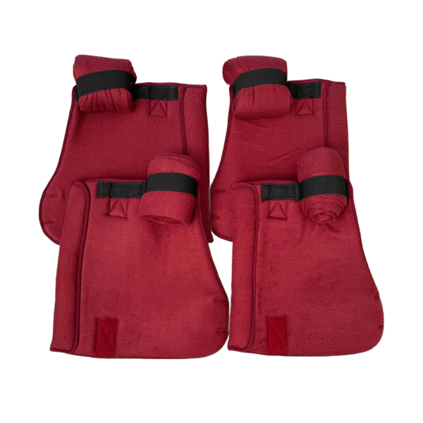 Liga com Paninho Boots Horse cor:Vinho - Imagem 1