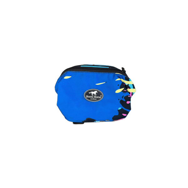 Pochete de Sela Boots Horse Azul Royal Estampada - Imagem 1