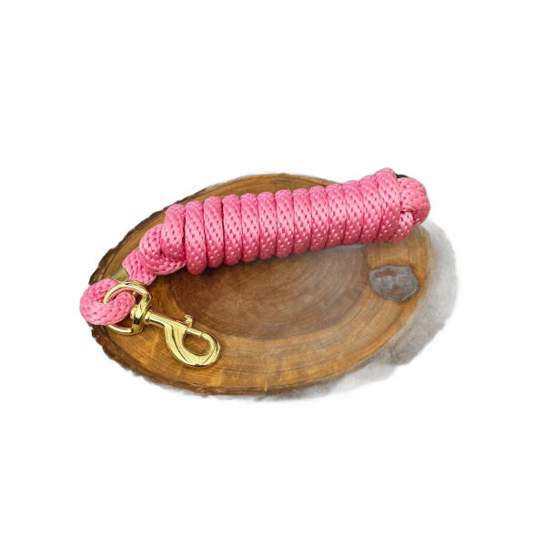 Cabo para Cabresto com Mosquetão Rosa Boots Horse - Imagem 1