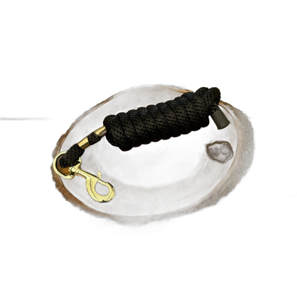 Cabo para Cabresto com Mosquetão Boots Horse Preto - Imagem 1