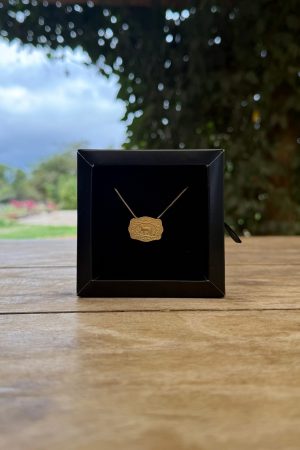 Colar Veneziana Fivela de Cavalo Mangalarga Folheado a Ouro 18k
