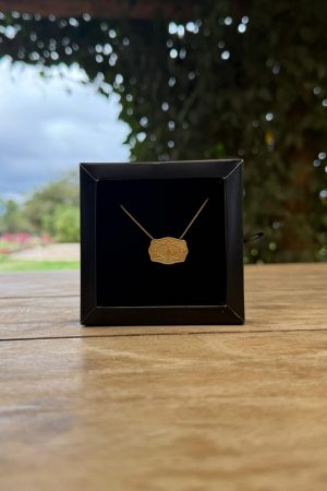 Colar Veneziana Fivela de NSA Folheado a Ouro 18k