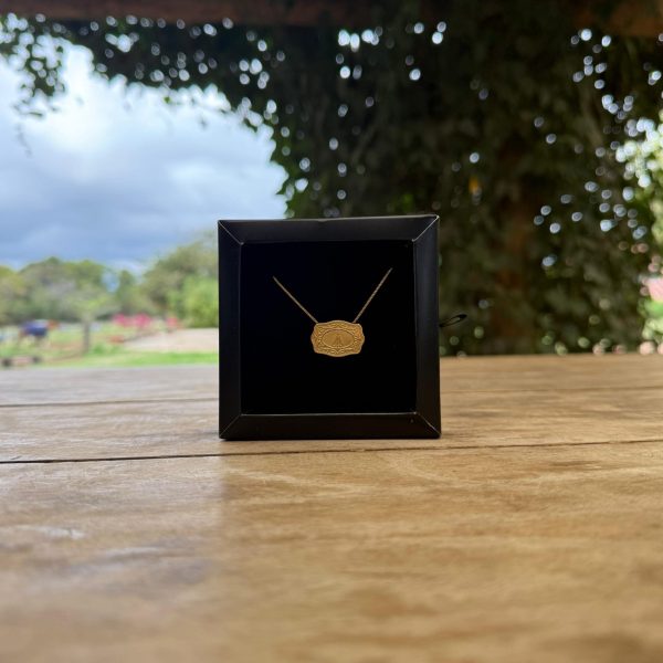 Colar Veneziana Fivela de NSA Folheado a Ouro 18k - Imagem 1