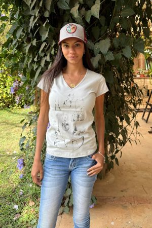 Camiseta Feminina UC Cinza Cascos de Cavalo