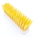 Escova de Pelo de Madeira Grande com Cerdas Amarelas