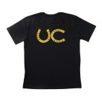 Camiseta Masculina UC Preta com Estampa de Ferradura