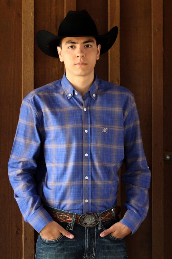 Camisa Masculina UC Flanela Azul - Imagem 1