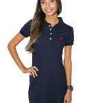 Vestido Polo UC Logo Vermelho