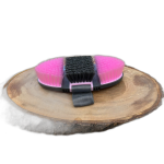 Escova Flexível para Pelo Cor:Rosa e Cinza