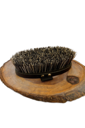 Escova para Pelo com Alça de Tecido AM Ferramentas cor:Preto e Creme