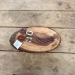 Correia de Espora de Couro AL Bordada com Fivela de Inox Boots Horse - Imagem 2