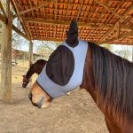Máscara Anti-Mosca Lycra Cinza Tam. M