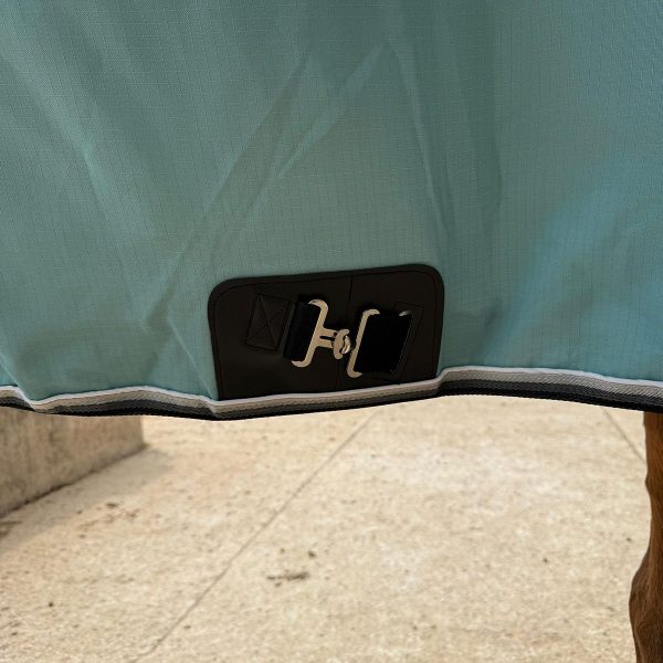 Capa de Frio de Nylon Classic Equine Verde Água - Imagem 4